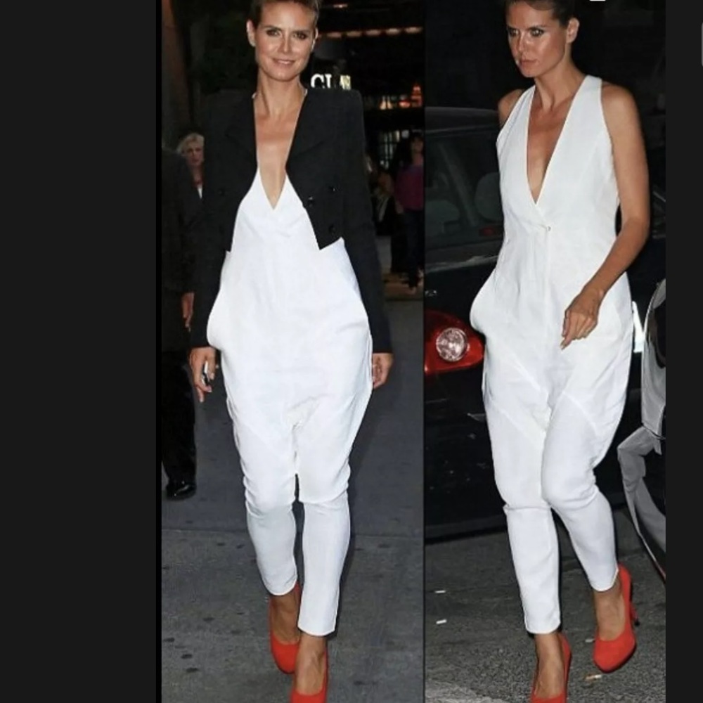 Givenchy Classic BLACK Sleeveless V Neck Jumpsuit